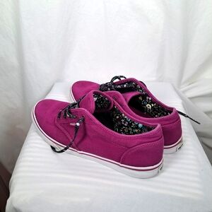 Vans Women's Pink Canvas Sneakers Floral Print